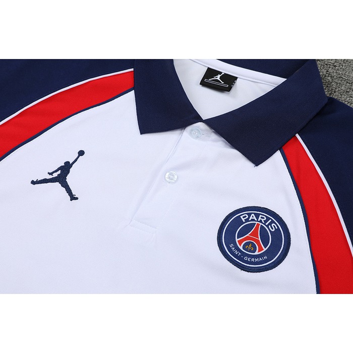 Camiseta Polo del Paris Saint-Germain Jordan 2022-23 Blanco - Haga un click en la imagen para cerrar